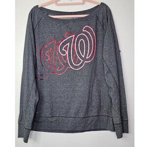 Nike Dri-Fit Washington Nationals Long Sleeve Lightweight Sweatshirt Pullover XL